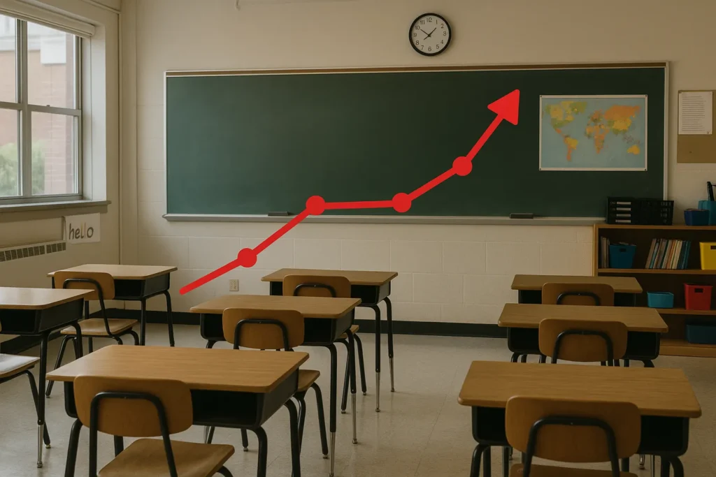 Vacancy rates hit record highs, and schools can't fill positions fast enough.